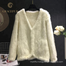 Accept custom order womens real mink fur coat